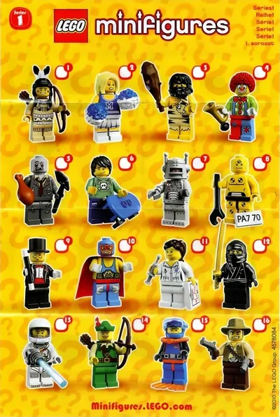 LEGO MINIFIGURES: SERIE 1