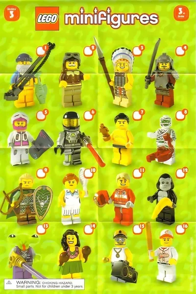 LEGO MINIFIGURES: SERIE 3