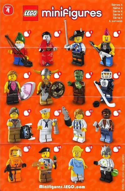 LEGO MINIFIGURES: SERIE 4