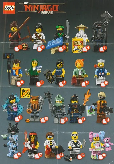LEGO MINIFIGURES: NINJAGO