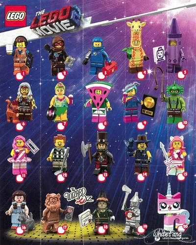LEGO MINIFIGURES: THE LEGO MOVIE 2