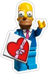 Homer en costume-cravate