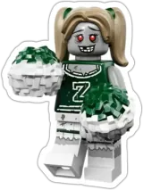 Pom-pom girl zombie