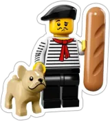 Le Français avec son Béret et sa Baguette