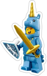 Blue Unicorn Knight