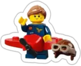 La Fille en Costume d'Avion