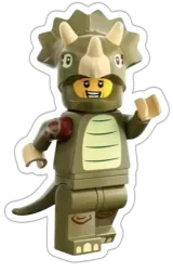 Fan en Costume de Tricératops